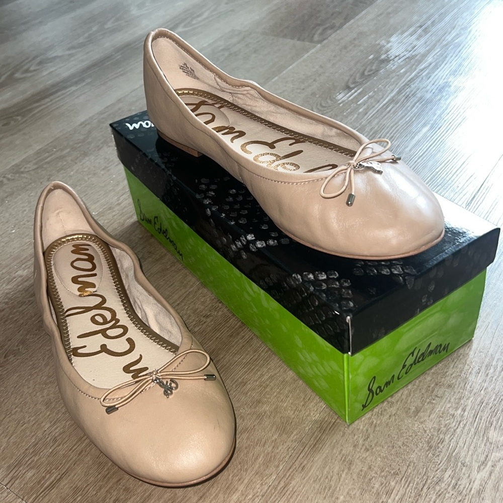 Sam Edelman cream flats